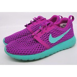 Nike Womens Ladies Purple Blue Roshe  Athletic Shoes Sneakers Size 6.5